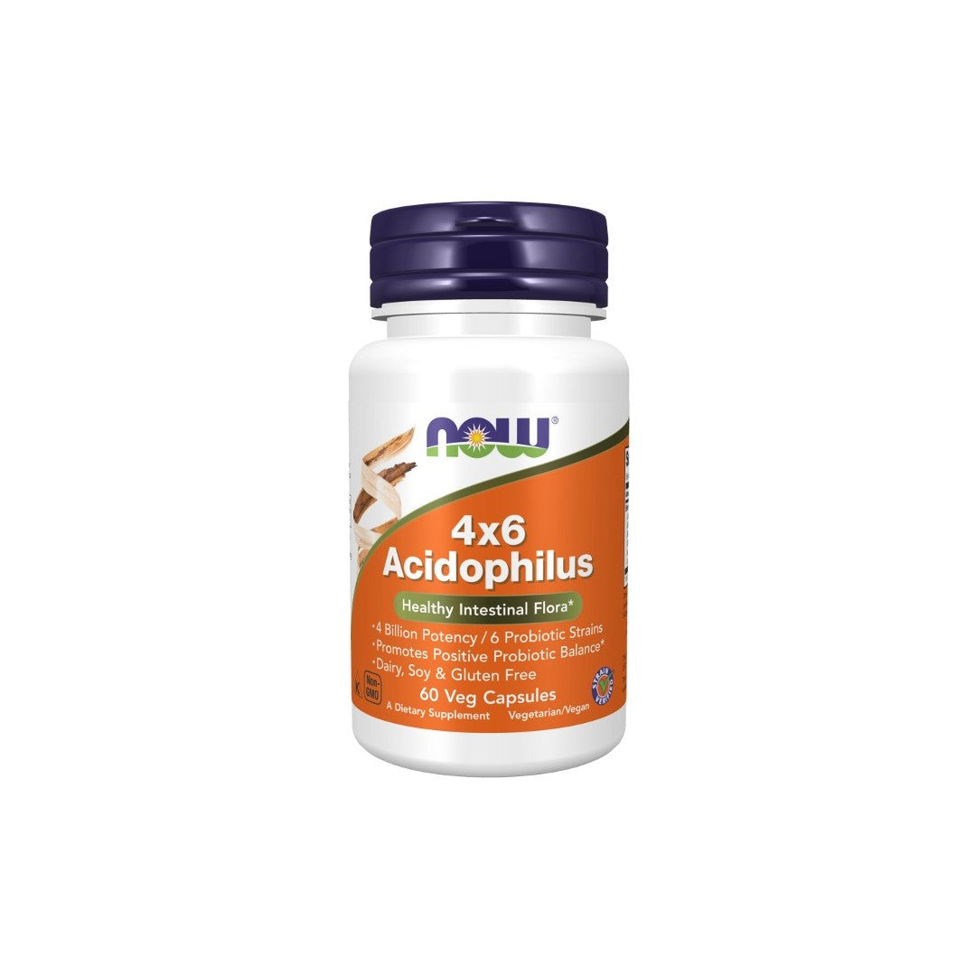 Acidophilus 4x6 60 Veg-Kapseln Now Foods